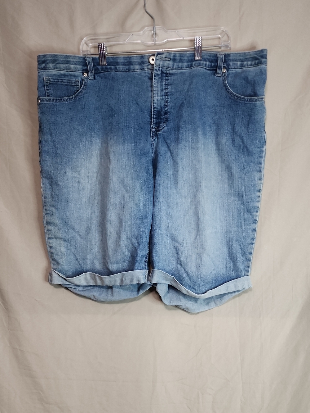 Faded Glory Light Blue Denim Jean Shorts